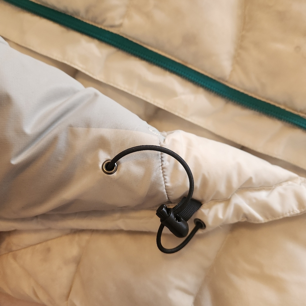 Stoic White Down Jacket, Size Medium - image 7